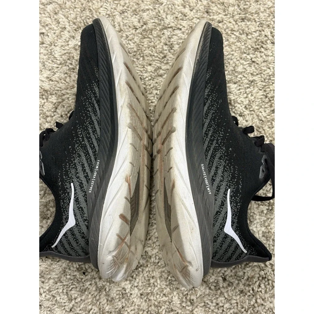Hoka Mach 5 ProFly +Athletic Black Running Walking Shoes Womens Size 9B